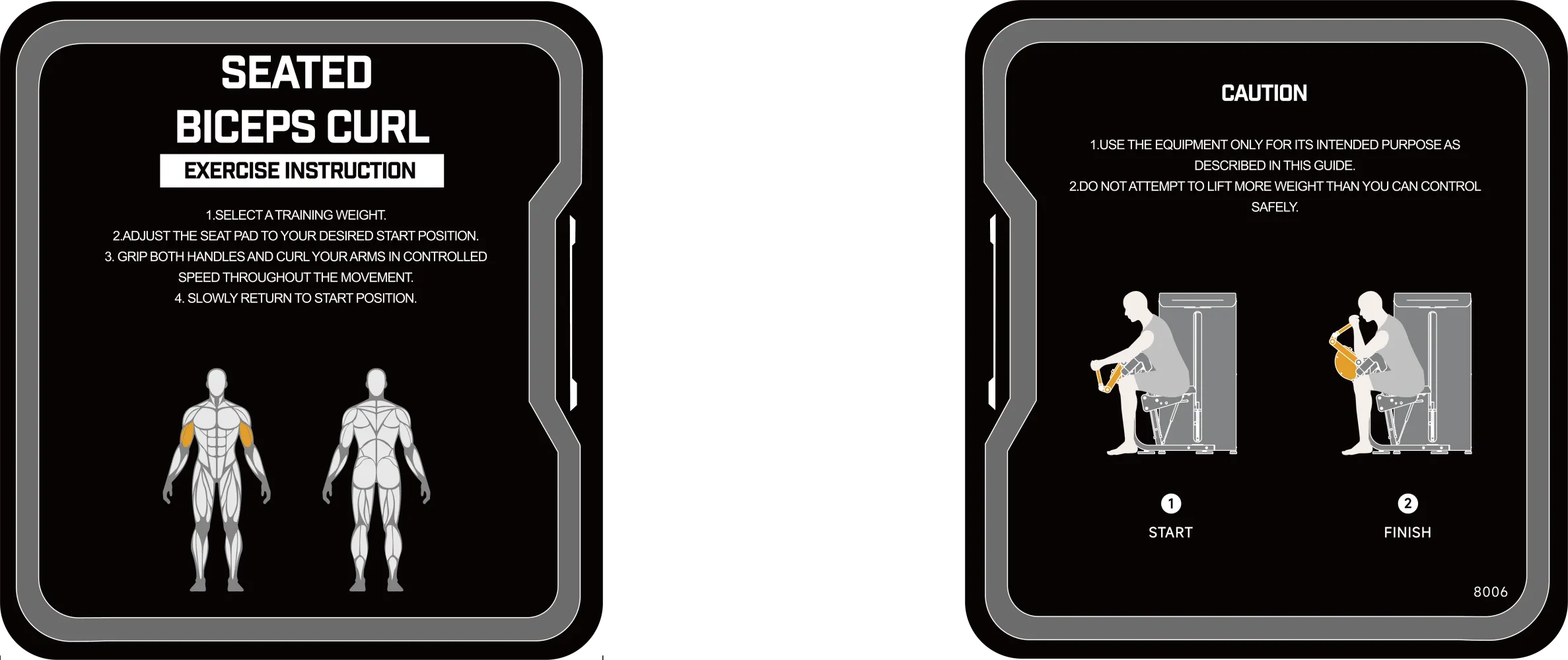 Seated Biceps Curl - view 5